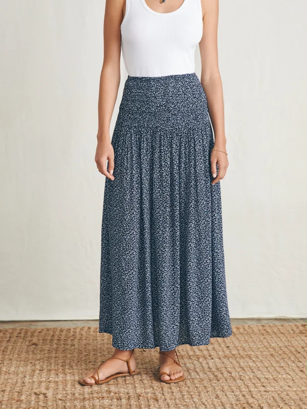 Shorts & Skirts | Faherty Brand Alisee Skirt - Navy Riverton Ditsy