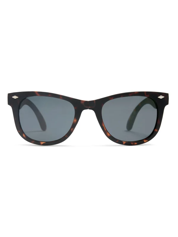 Sunglasses | Sunglasses | Faherty Brand All Day Foldable Sunglasses - Rubberized Tortoise