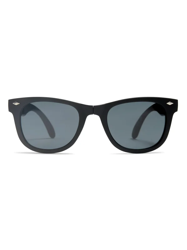 Sunglasses | Sunglasses | Faherty Brand All Day Foldable Sunglasses - Rubberized Black