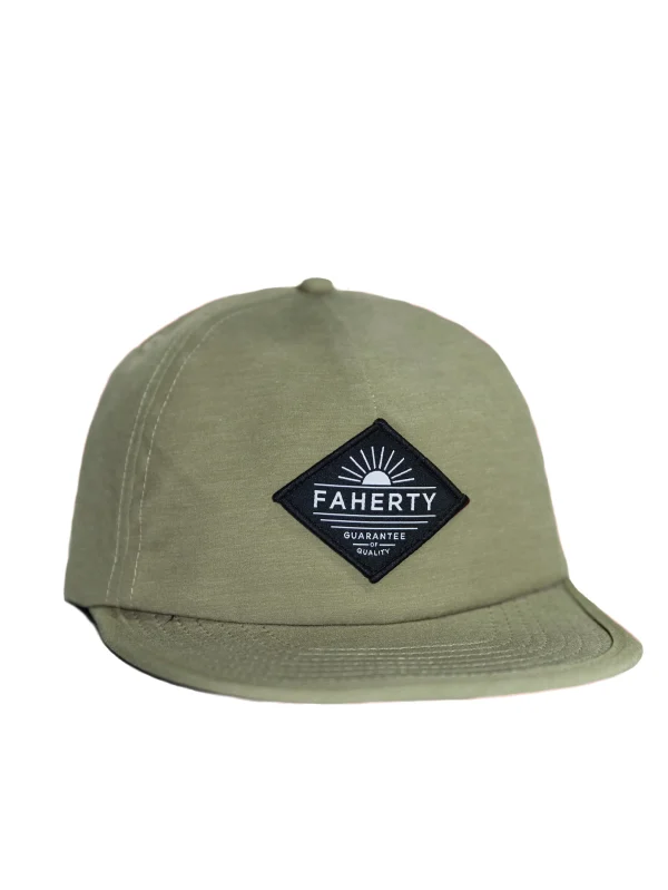 Hats | Faherty Brand All Day Front Seam Hat - Olive