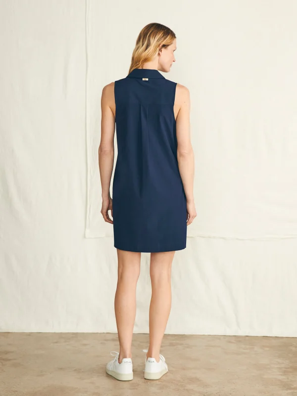 Dresses | Faherty Brand All Day Polo Dress - Navy Blazer