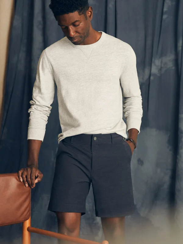 Shorts | Faherty Brand All Day Shorts (7" Inseam) - Charcoal