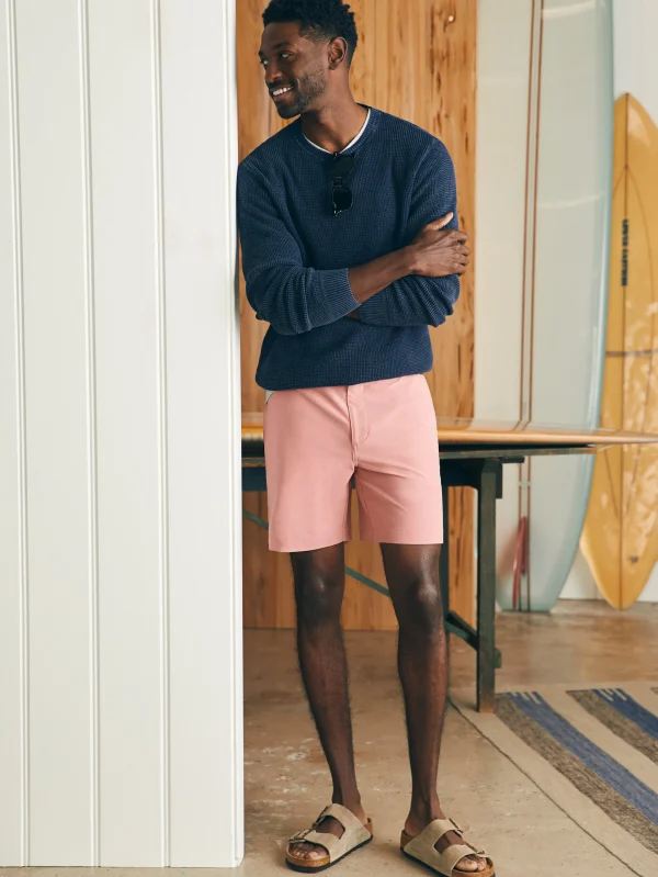 Shorts | Faherty Brand All Day Shorts (7" Inseam) - Faded Flag