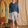 Shorts | Faherty Brand All Day Shorts (7" Inseam) - Ice Grey