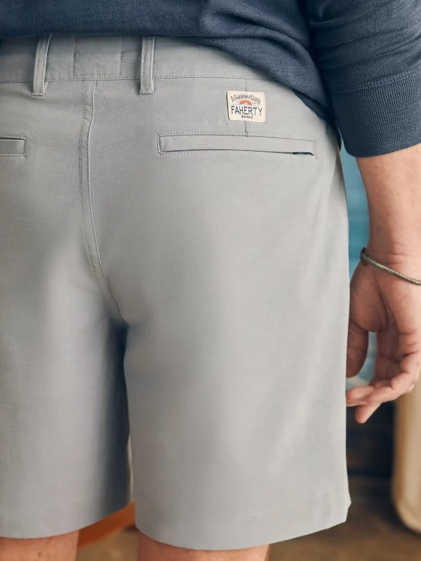 Shorts | Faherty Brand All Day Shorts (7" Inseam) - Ice Grey