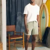 Shorts | Faherty Brand All Day Shorts (7" Inseam) - Olive