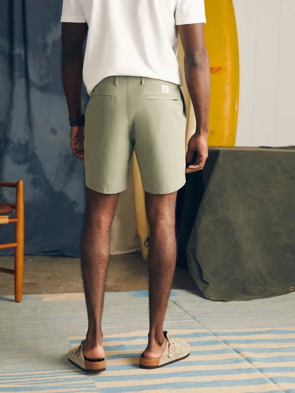 Shorts | Faherty Brand All Day Shorts (7" Inseam) - Olive