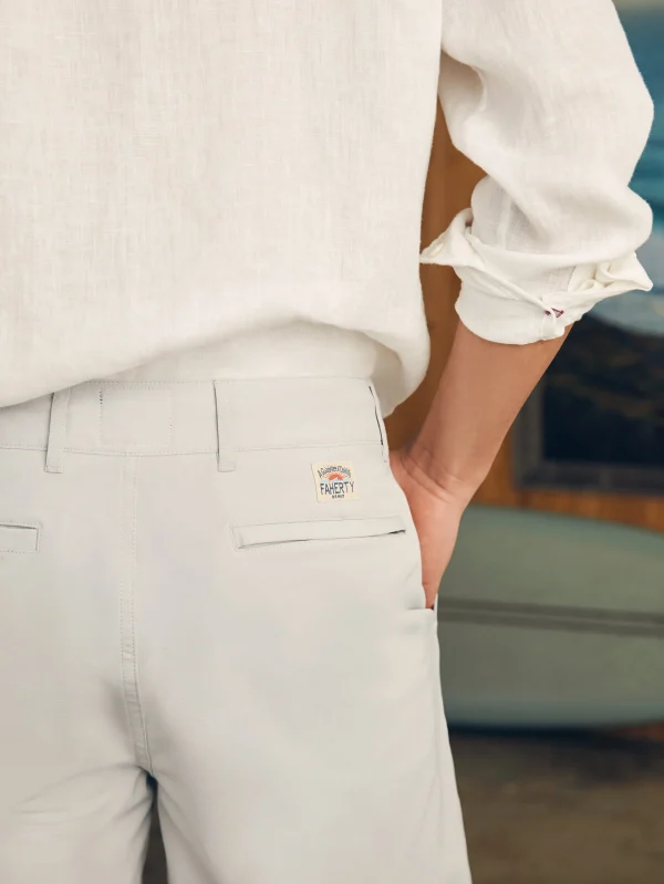 Shorts | Faherty Brand All Day Shorts (7" Inseam) - Stone