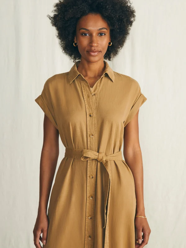 Dresses | Faherty Brand Arlie Shirtdress - Antique Bronze