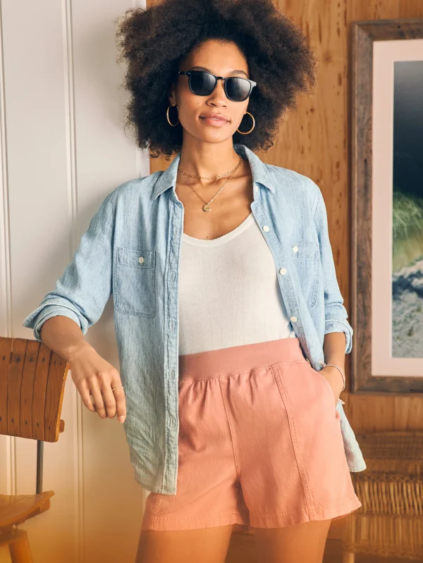 Shorts & Skirts | Faherty Brand Arlie Short - Faded Flag