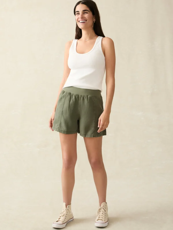 Shorts & Skirts | Faherty Brand Arlie Short - Thyme