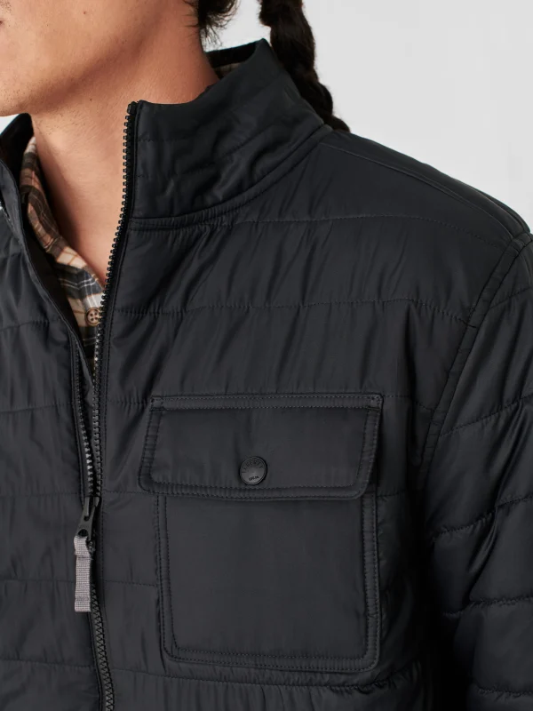 Jackets & Vests | Faherty Brand Atmosphere Full Zip - Mountain Black