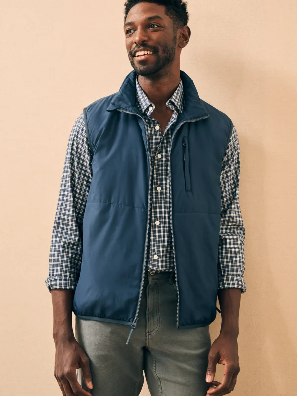 Jackets & Vests | Faherty Brand Atmosphere Vest - Blue Nights