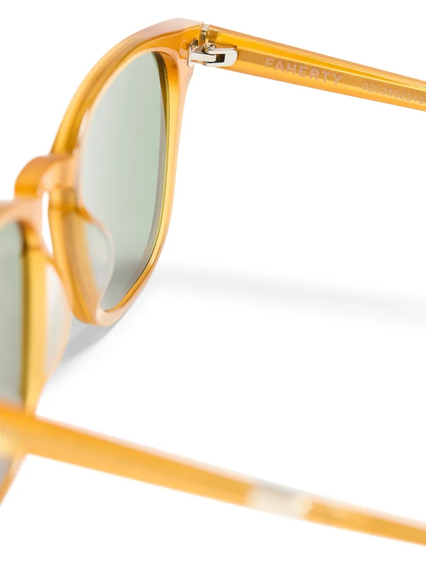 Sunglasses | Sunglasses | Faherty Brand August Sunglasses - Milky Honey