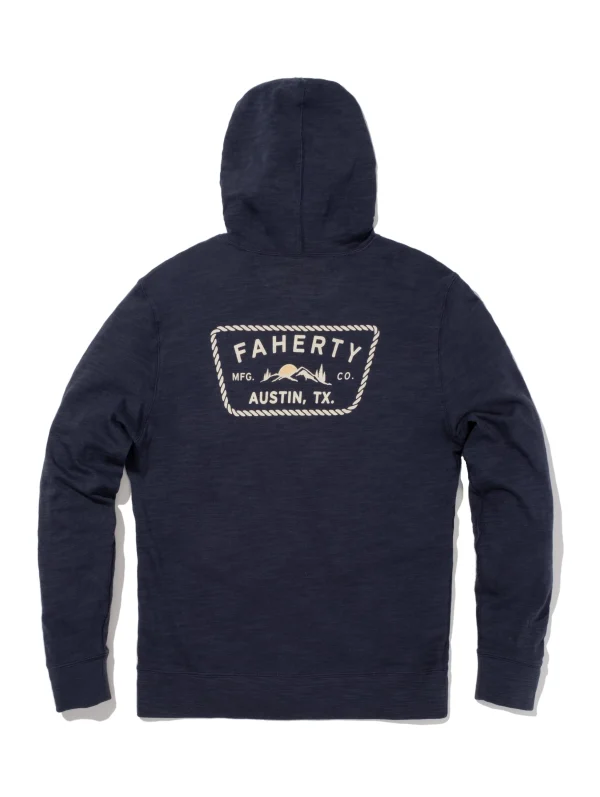 Hoodies & Sweatshirts | Faherty Brand Austin Slub Hoodie - Blue Nights