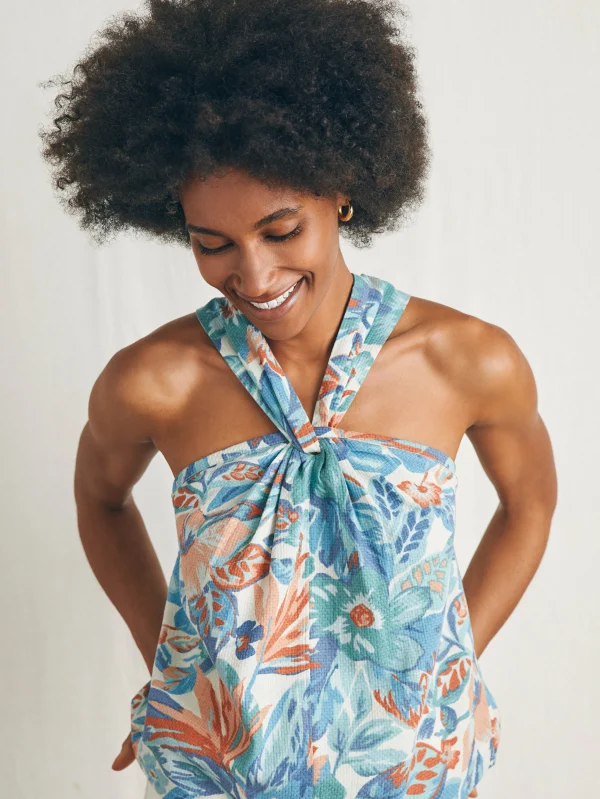 Shirts & Tops | Faherty Brand Bay Twist Top - Paradise Blossom Floral