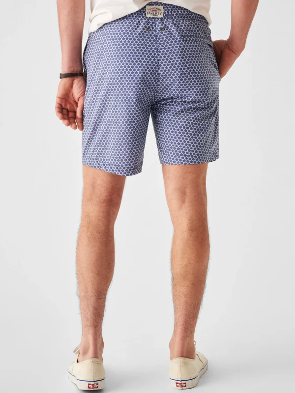 Swim | Faherty Brand Beacon Trunk (7" Inseam) - Fishscale Batik