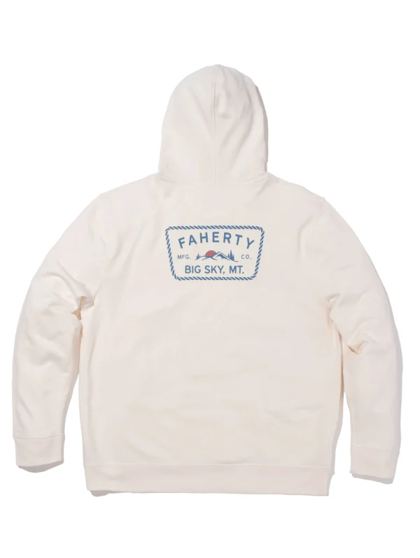 Hoodies & Sweatshirts | Faherty Brand Big Sky Popover Hoodie - Solar White