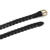 Belts | Faherty Brand Braided Leather Belt - Black