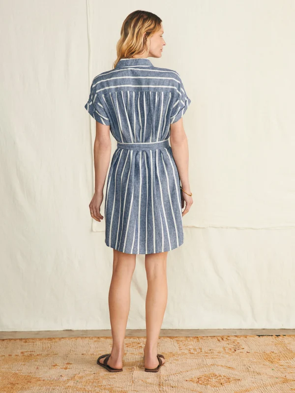 Dresses | Faherty Brand Breeze Shirtdress - Coastal Crisp Stripe