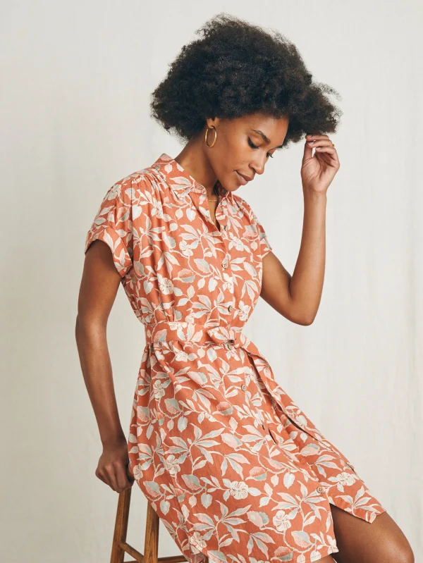 Dresses | Faherty Brand Breeze Shirtdress - Ginger Floral