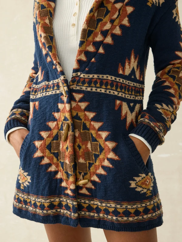 Sweaters | Faherty Brand B.YELLOWTAIL Lodge Cardigan - Wolf Mountain