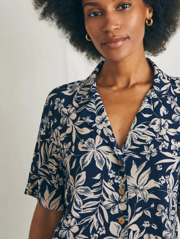 Shirts & Tops | Faherty Brand Cabana Camp Shirt - Navy Canopy Floral