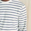 Hoodies & Sweatshirts | Faherty Brand Cabana Towel Terry Crewneck - Stormy Sky Breton Stripe