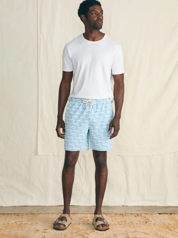 Shorts | Faherty Brand Cabana Towel Terry Sweatshort - Endless Peaks