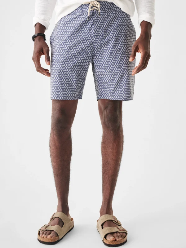 Swim | Faherty Brand Classic Boardshort (7" Inseam) - Fishscale Batik