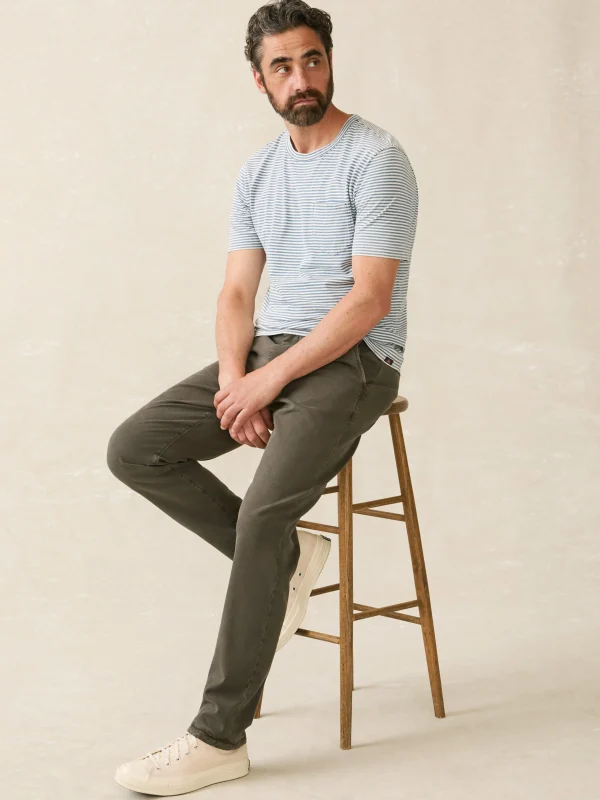 Pants | Faherty Brand Coastline Chino - Faded Black