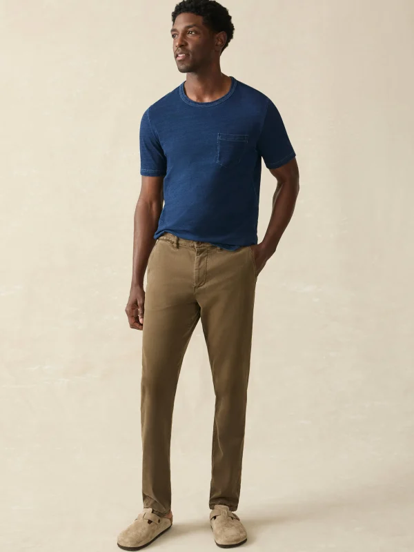 Pants | Faherty Brand Coastline Chino - Olive Night