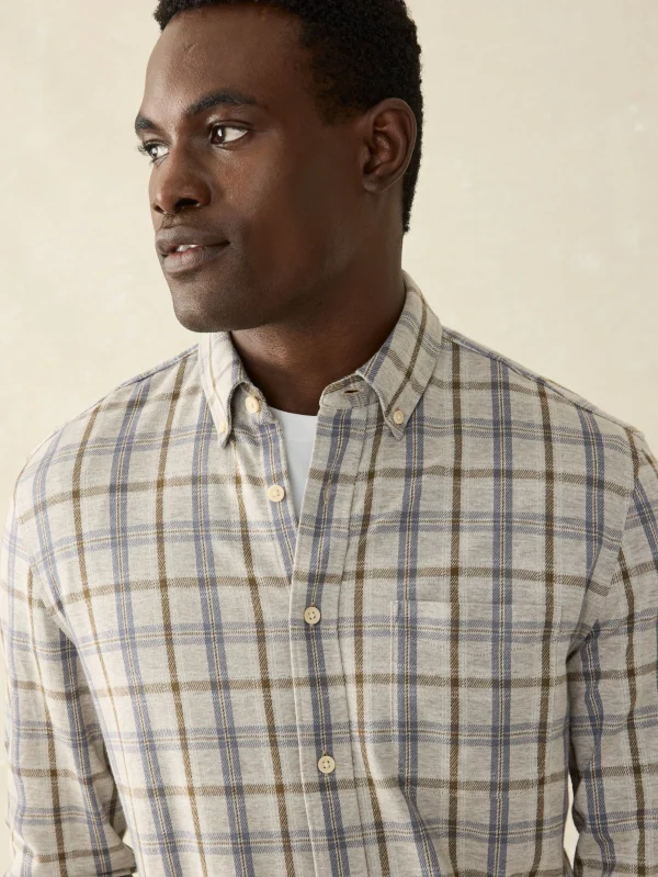 Shirts | Faherty Brand Coastline Knit Shirt - Birch River Plaid