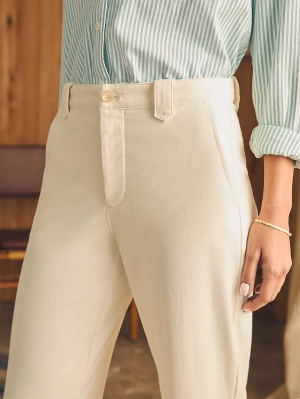 Pants | Faherty Brand Coastline Stretch Chino - Salt