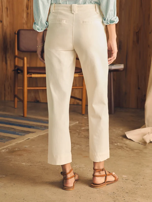 Pants | Faherty Brand Coastline Stretch Chino - Salt