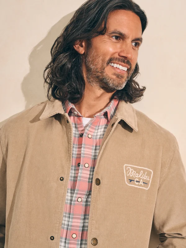 Jackets & Vests | Faherty Brand Corduroy Coaches Jacket - Pebble Beach