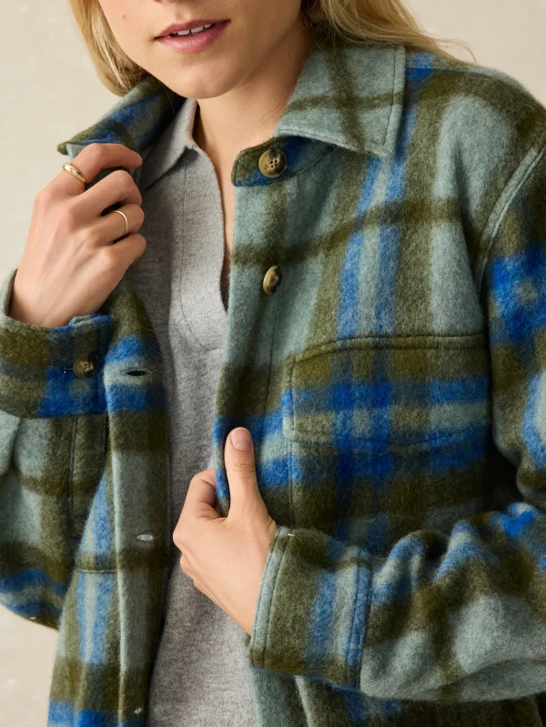 Blazers & Outerwear | Faherty Brand Cotswold Shirt Jacket - Oakland Plaid