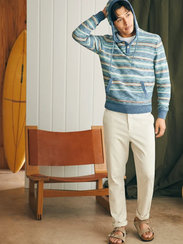 Sweaters | Hoodies & Sweatshirts | Faherty Brand Cove Sweater Hoodie - Sunset Star Serape