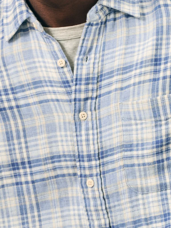 Shirts | Faherty Brand Doublecloth Shirt - Ocean Glacier Plaid