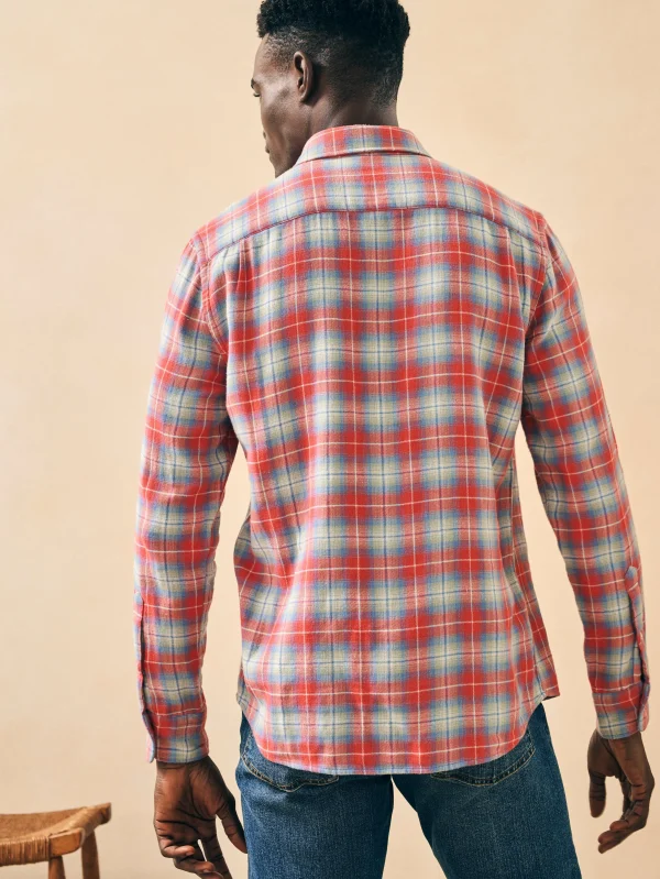 Shirts | Faherty Brand Doublecloth Shirt - Red Hill Plaid