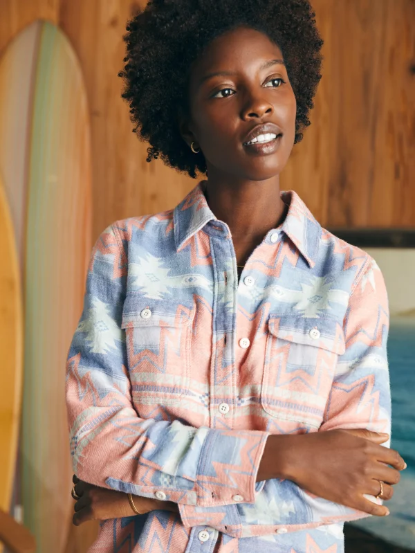 Shirts & Tops | Faherty Brand Doug Good Feather Daly Shirt - Morning Star Sun