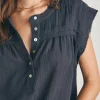 Shirts & Tops | Faherty Brand Ellsworth Top - Washed Black