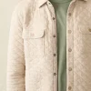 Jackets & Vests | Faherty Brand Epic Quilted Fleece CPO (Tall) - Oatmeal Melange