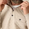 Jackets & Vests | Faherty Brand Epic Quilted Fleece Pullover - Oatmeal Melange