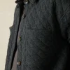 Blazers & Outerwear | Faherty Brand Epic Quilted Fleece Shirt Jacket - Black Heather