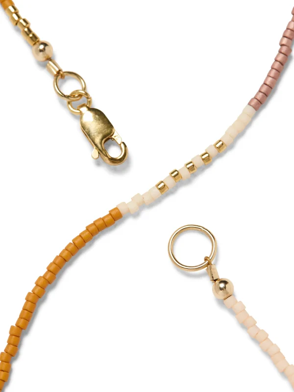 Jewelry | Faherty Brand Faherty X Beyond The Sea Short Seed Bead Necklace - Coral Multi