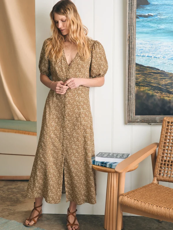 Dresses | Faherty Brand Havana Dress - Butternut Ditsy Floral