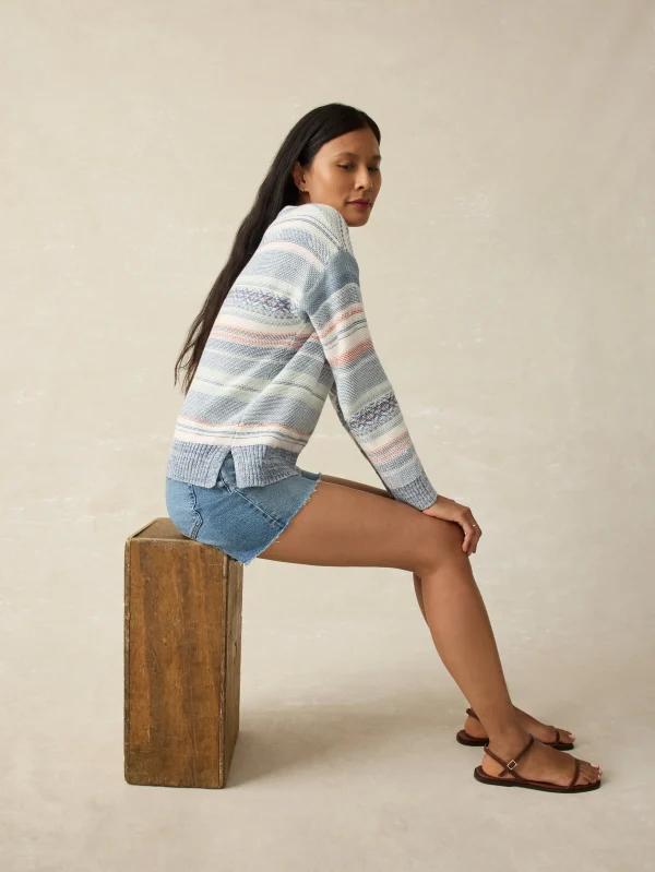 Sweaters | Faherty Brand High Tide Sweater - Todos Santos Stripe