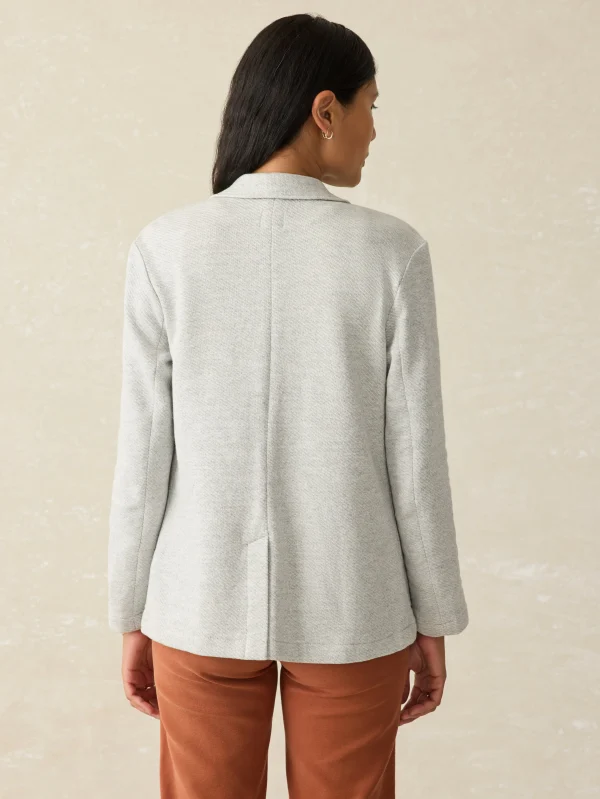 Blazers & Outerwear | Faherty Brand Inlet Knit Blazer - Heather Grey