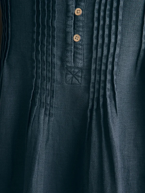 Dresses | Faherty Brand Isha Basketweave Dress - Washed Black